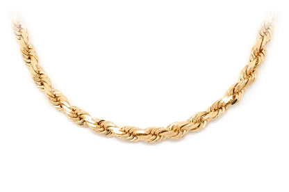 5MM ROPE - 14K SOLID GOLD BRACELET