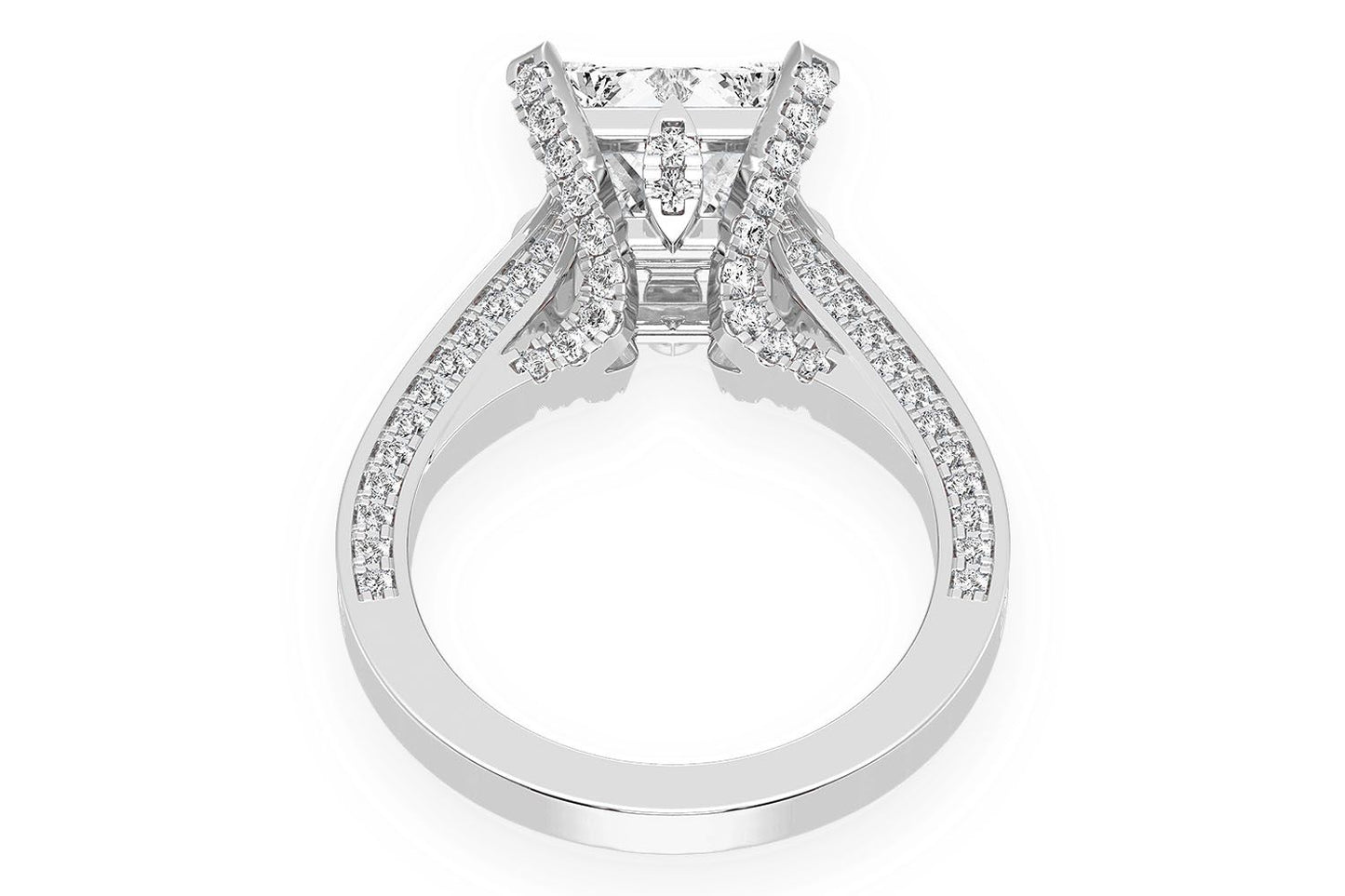 CHANT - 3.00CT PRINCESS CUT - DIAMOND ENGAGEMENT RING