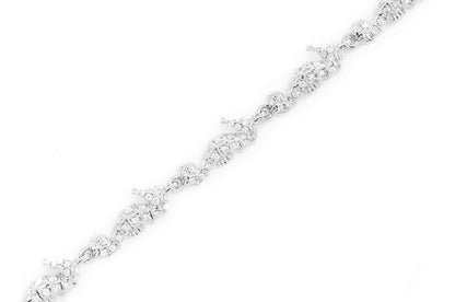 SEAHORSE ETERNITY DIAMOND BRACELET 14K SOLID GOLD 1.35CTW