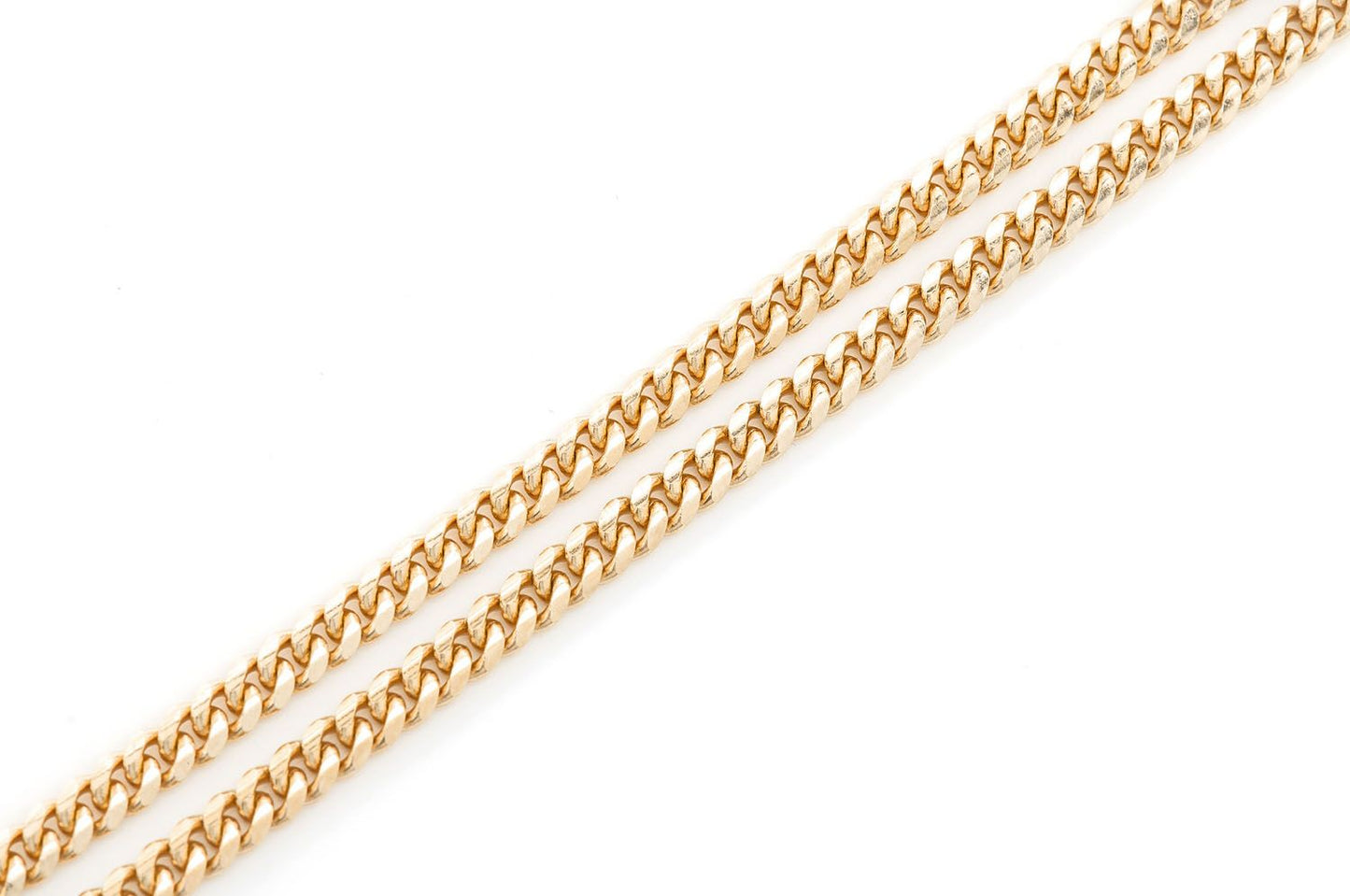LANȚ DIN AUR MASIV 14K, MIAMI CUBAN, 3,5 MM