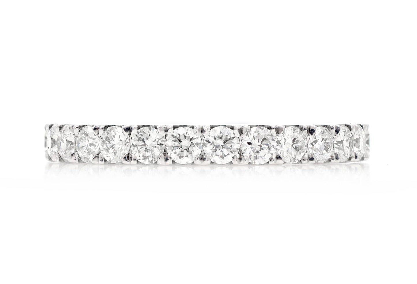 Inel cu diamant ETERNITY, aur masiv de 14K, 1,25 ct
