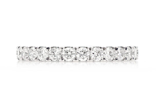 ETERNITY DIAMOND BAND 14K SOLID GOLD 1.25CTW