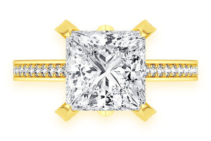 CHANT - 3.00CT PRINCESS CUT - DIAMOND ENGAGEMENT RING