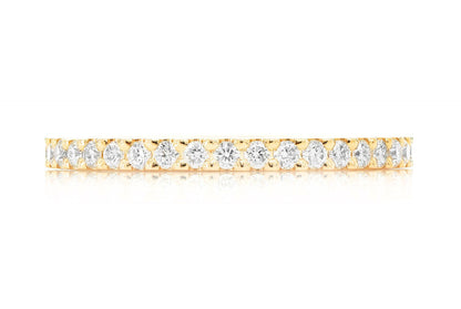 Inel cu diamant ETERNITY, aur masiv de 14K, 0.50 ct
