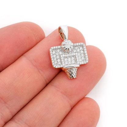 Pandantiv cu diamant, aur masiv de 14K, 1.00ct