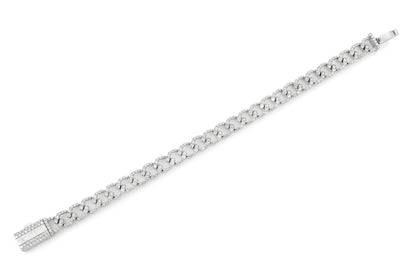 8MM ELONGATED MIAMI CUBAN DIAMOND BRACELET 14K SOLID GOLD 6.25CTW