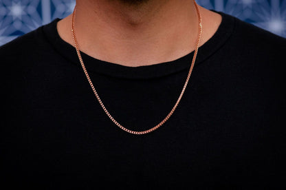 2MM FRANCO 14K SOLID GOLD CHAIN
